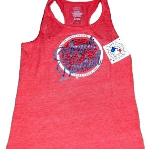 Los Angeles Angels Girls Kids Tank Top T-Shirt sz XL 16 New Mlb All Red